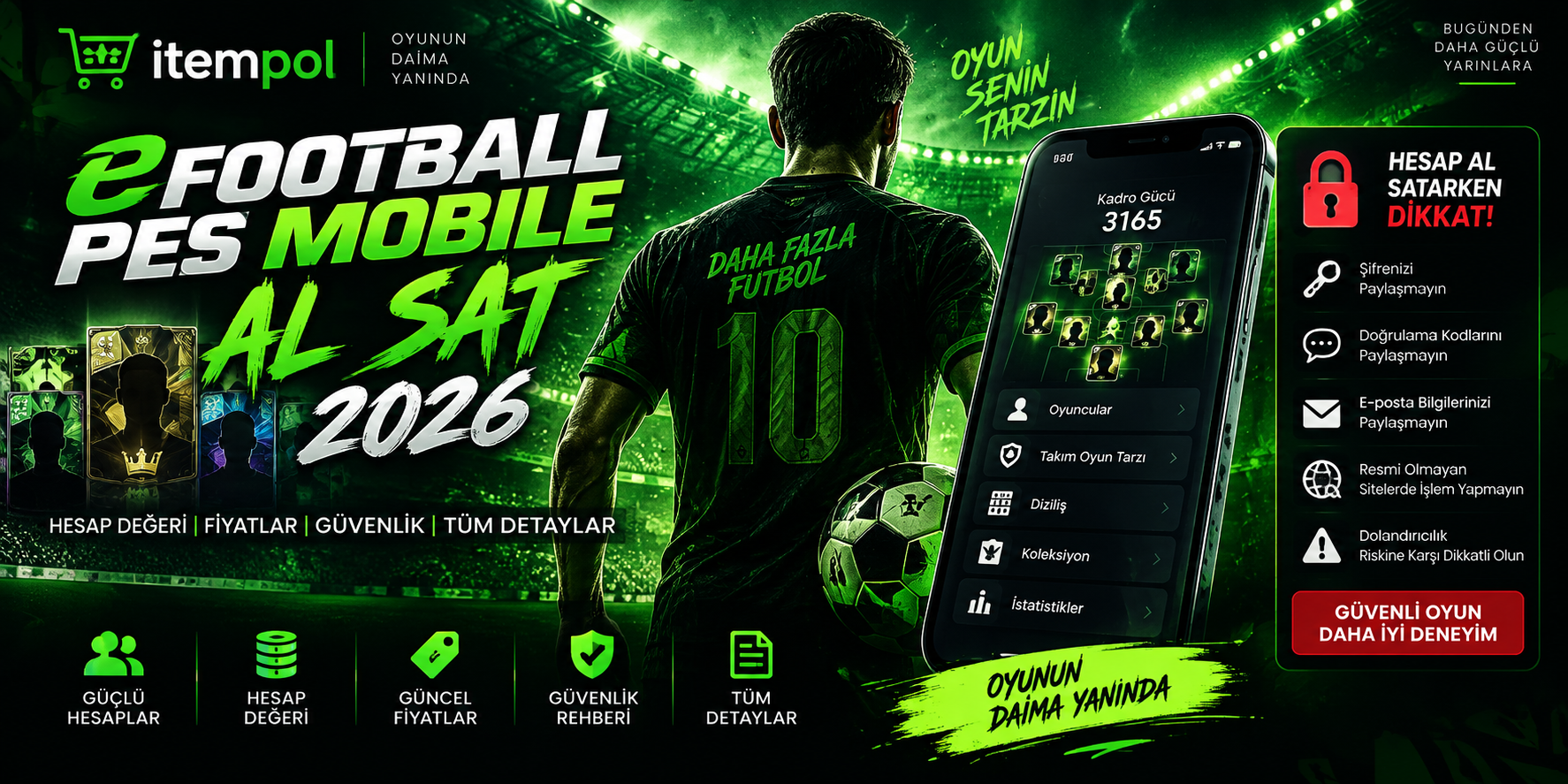 eFootball Hesap Al Sat, PES Mobile Hesap Al Sat, eFootball Hesap Değeri, eFootball Hesap Fiyatları