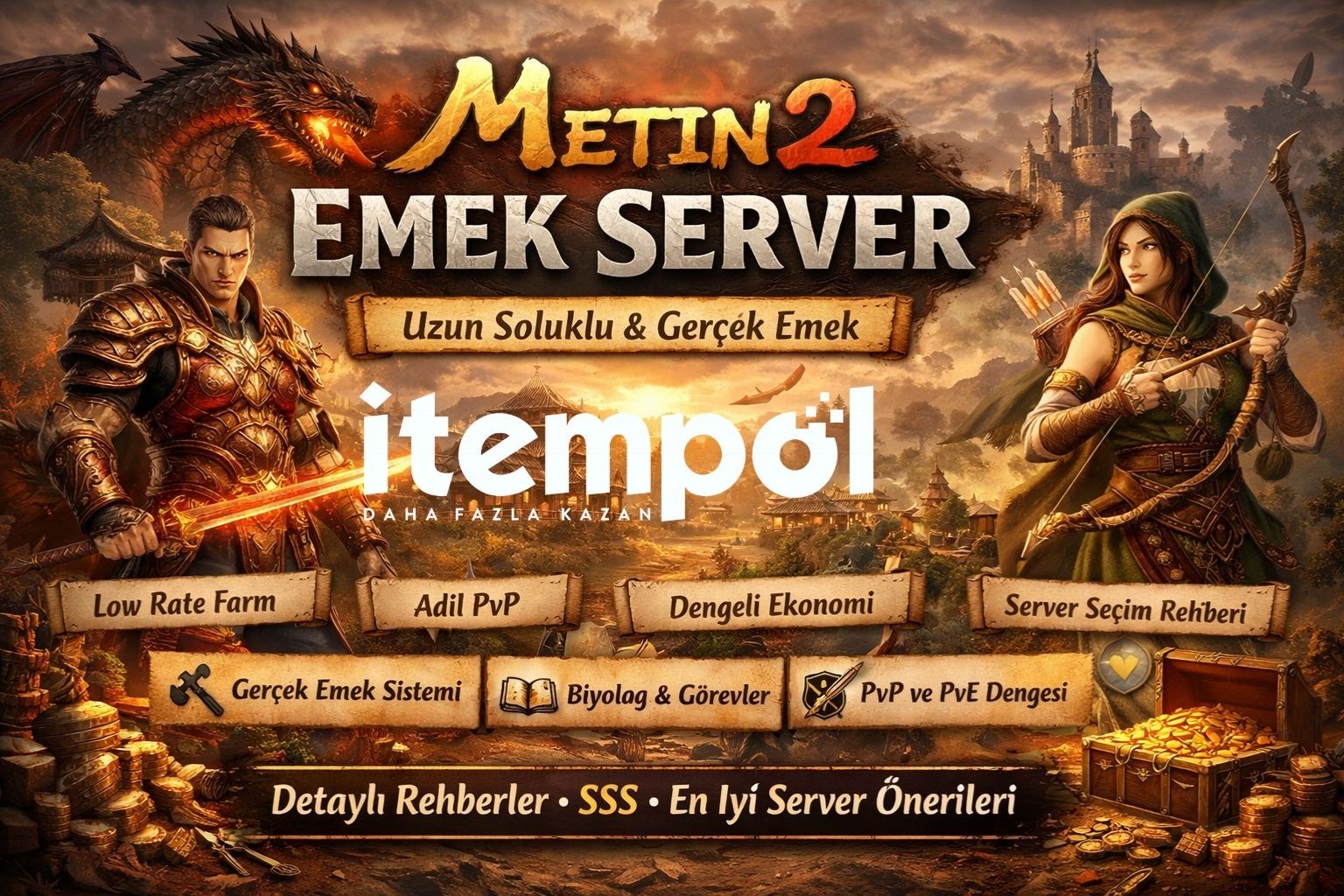 Metin2 Emek Server | Uzun Soluklu, Dengeli ve Gerçek Emek