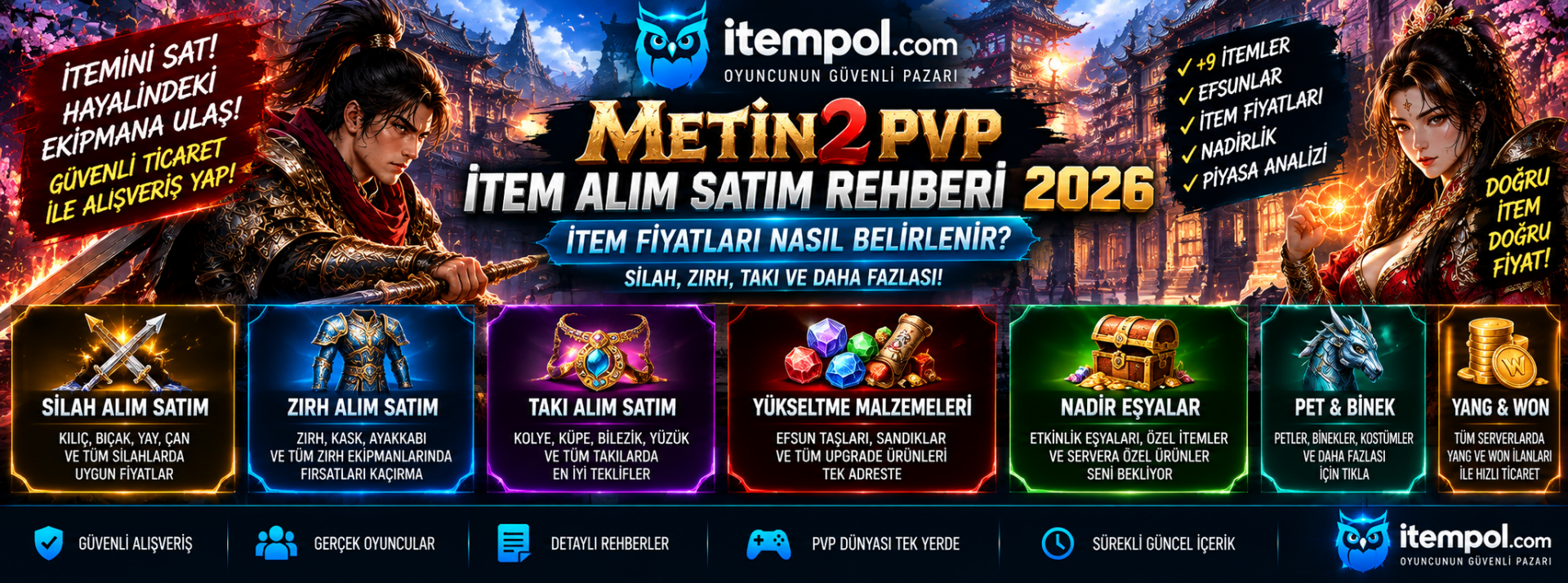Metin2 PVP İtem Alım Satım 2026