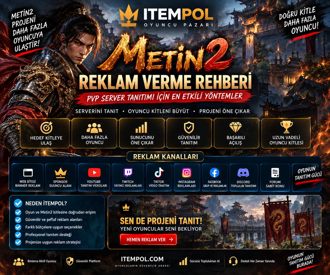 Metin2 Reklam Verme ve Sponsor Reklam 2026