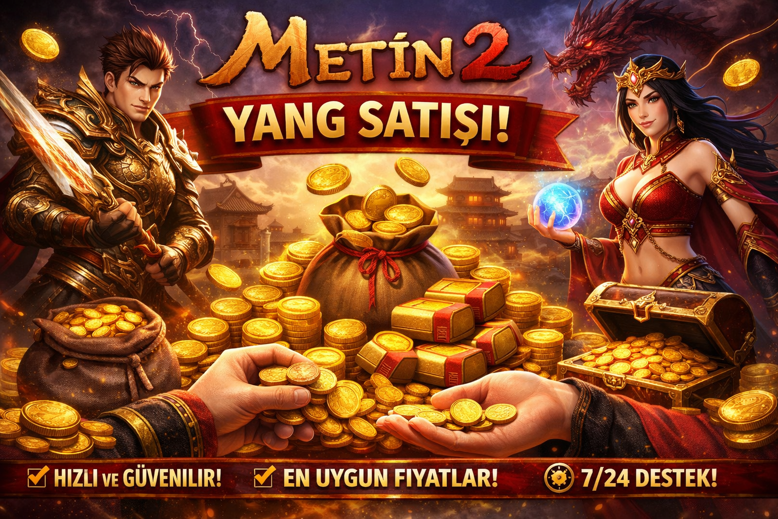 Metin2 Yang Satışı | 2026 Güncel Fiyatlar ve Güvenli Won - Itempol