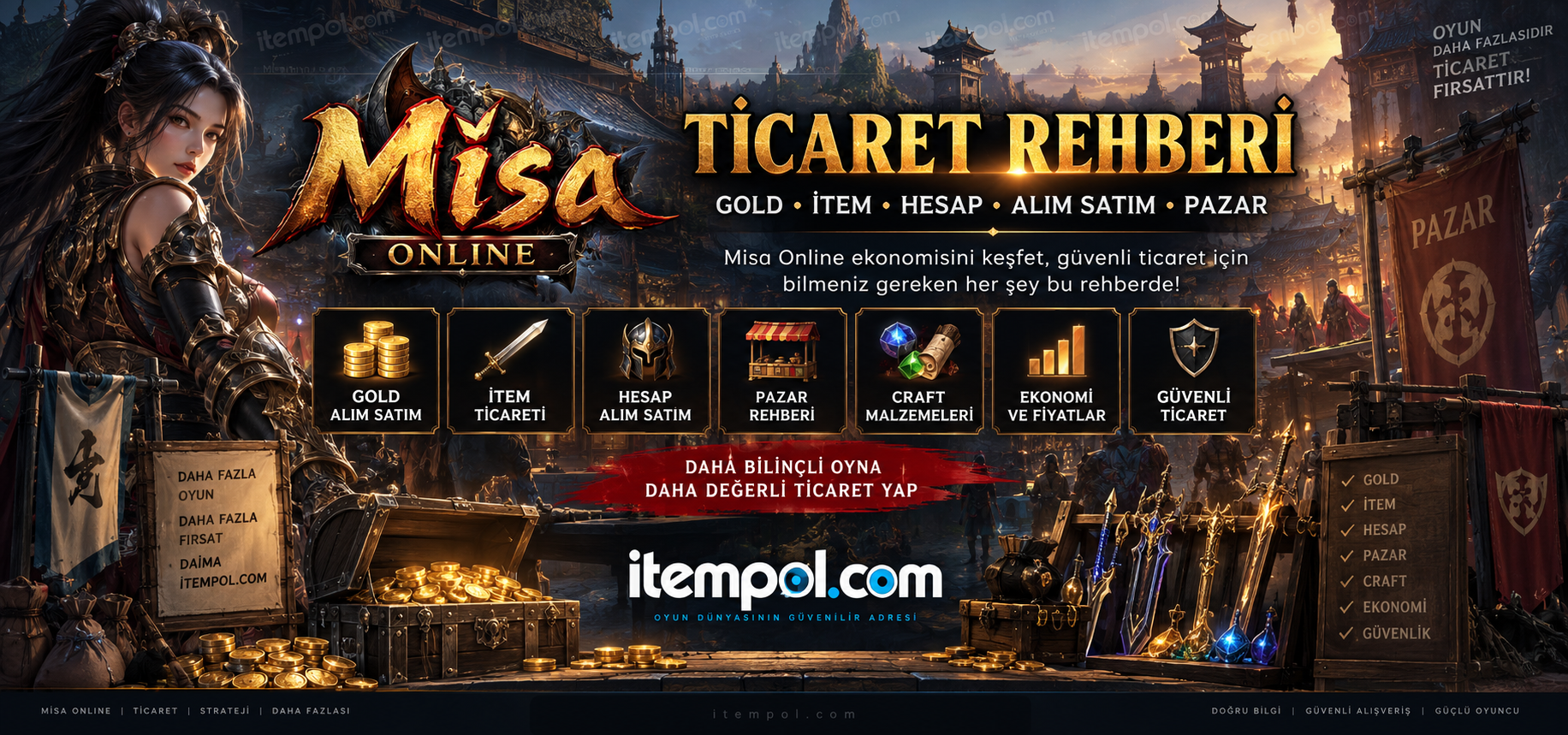 Misa Online Ticaret 2026 – Gold, Item ve Hesap Alım Satım Rehberi