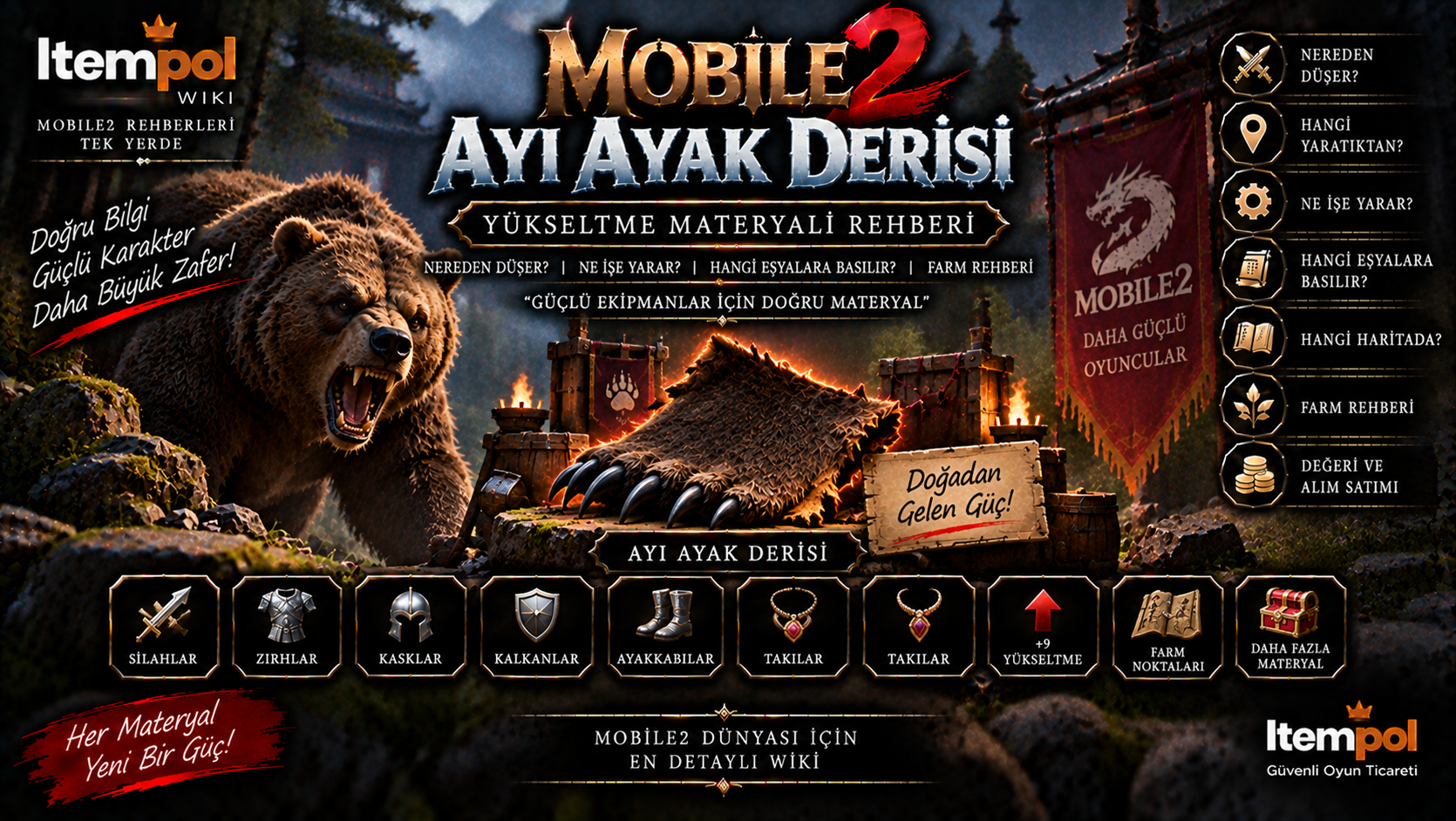 Mobile2 Ayı Ayak Derisi
