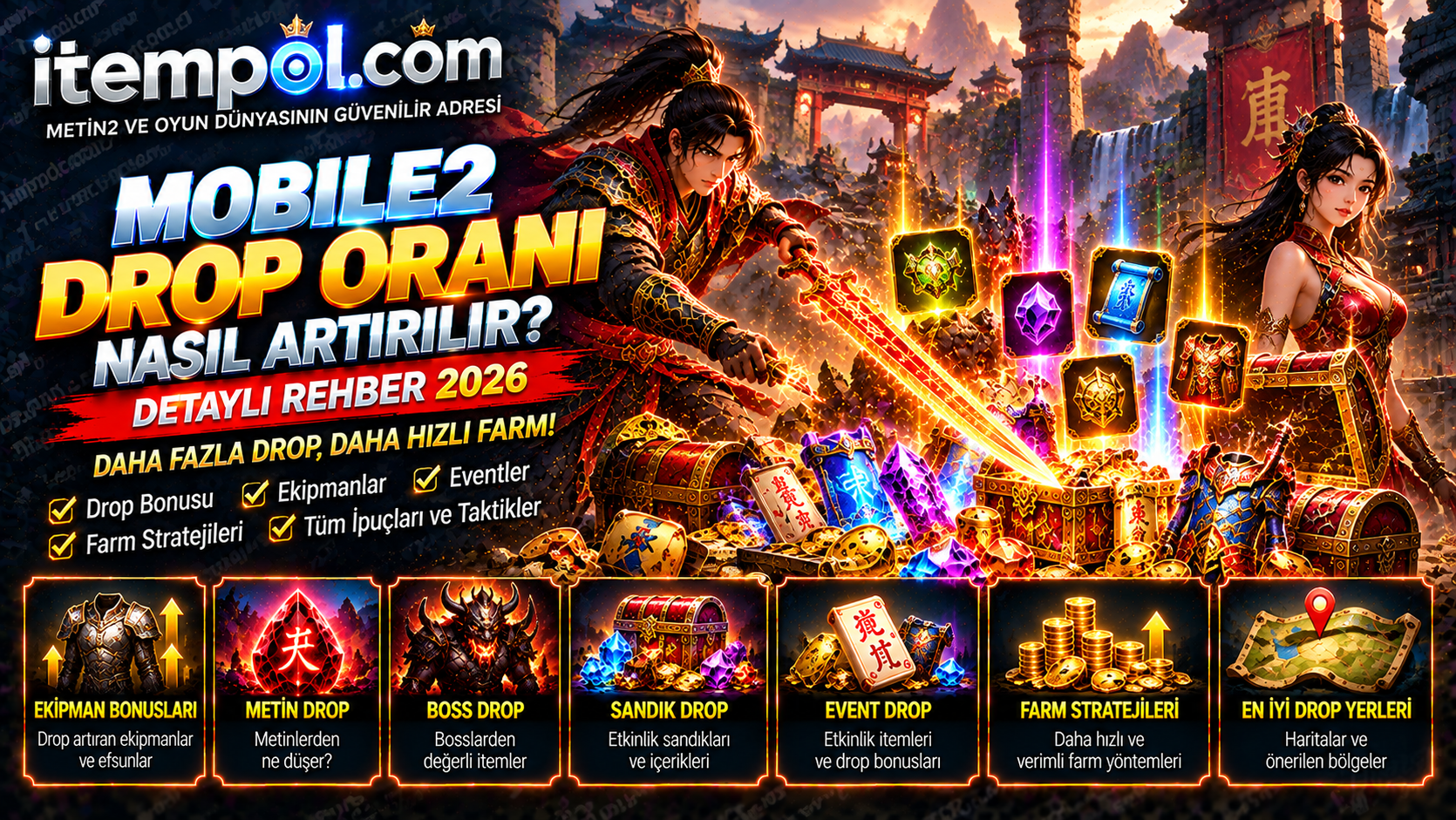 Mobile2 Drop Oranı Nasıl Artırılır? Drop Bonusu ve Farm Rehberi 2026