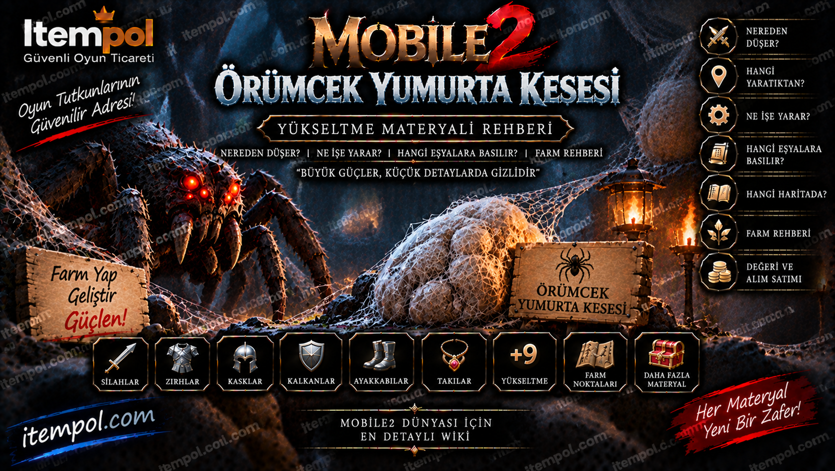 Mobile2 Örümcek Yumurta Kesesi