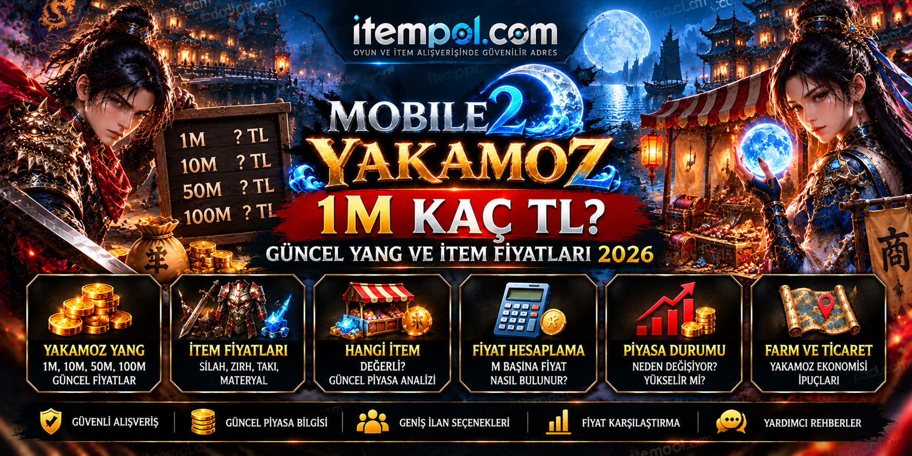 Mobile2 Yakamoz 1M Kaç TL? Güncel Yang ve İtem Fiyatları 2026