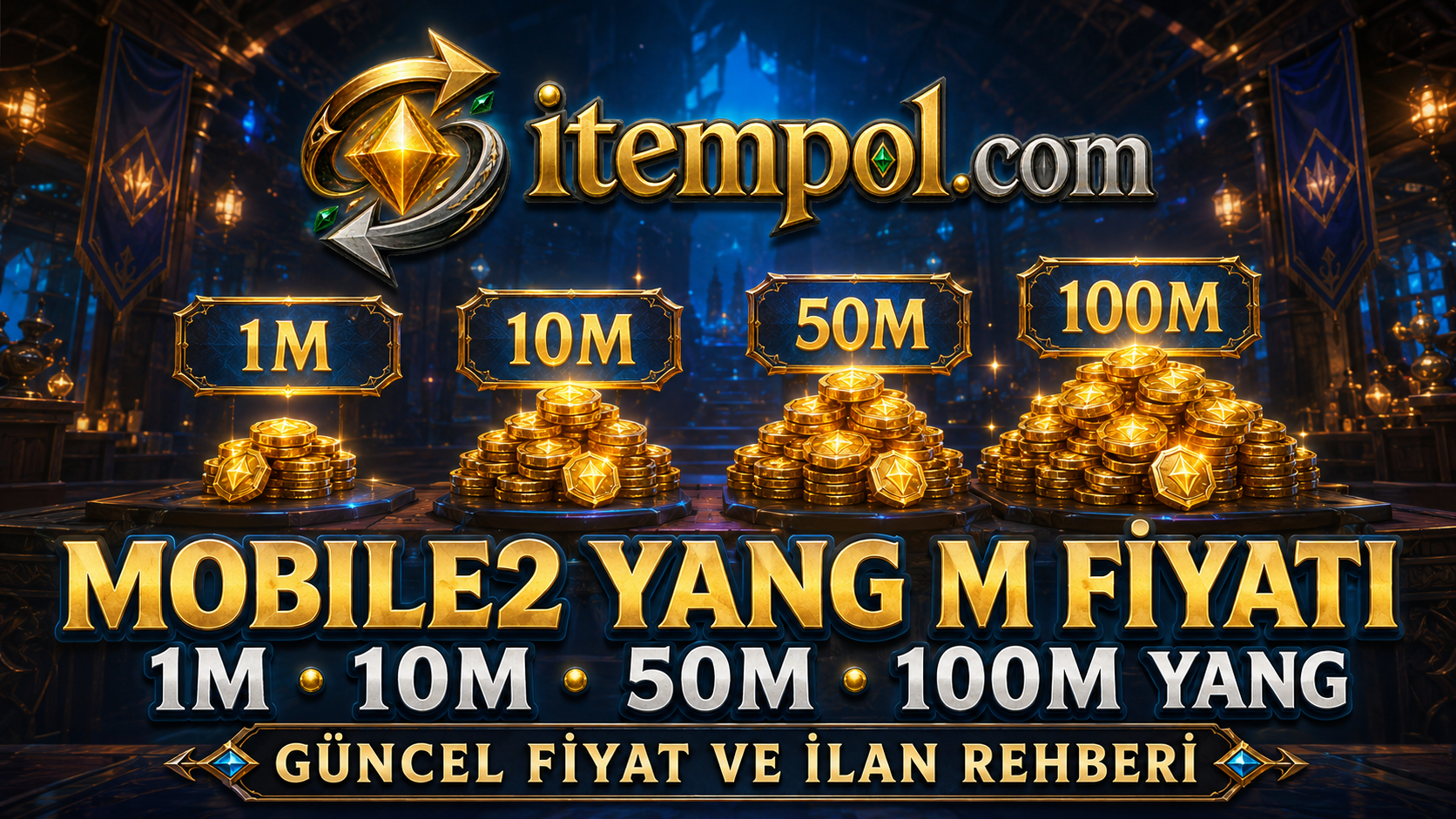 Mobile2 Yang M fiyatı, 1M Yang fiyatı, 100M Yang, Mobile2 Global Yang, itempol.com