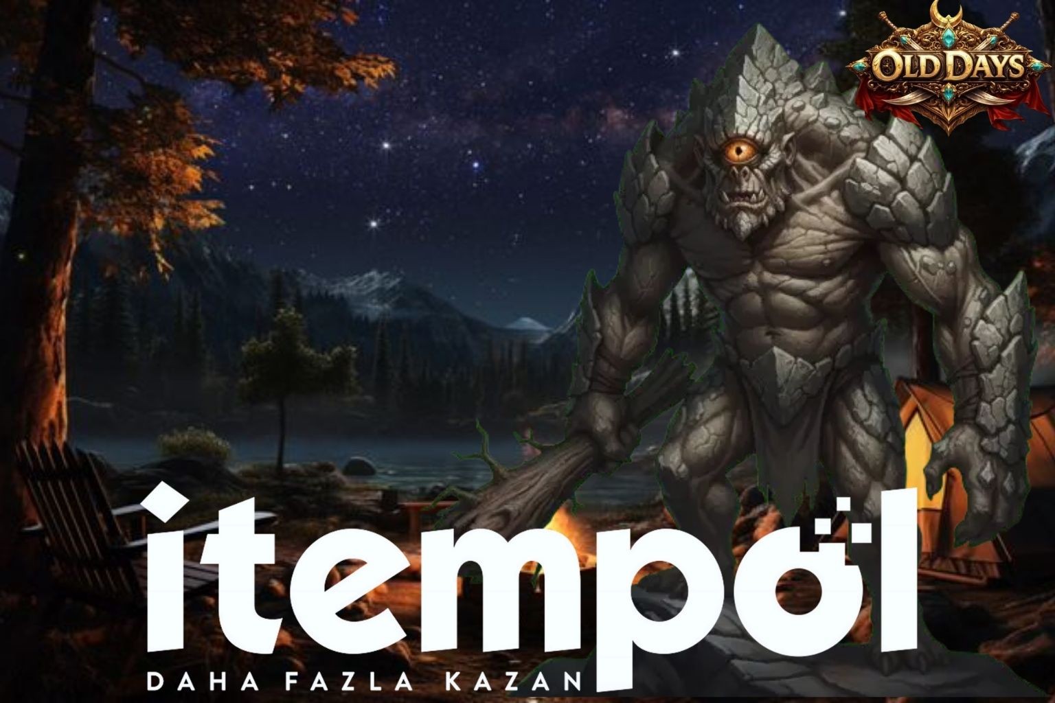 Olddaysonline, Tepegöz, Dungeon Boss, Canavarlar ve Yaratıklar, Kaf Dağı