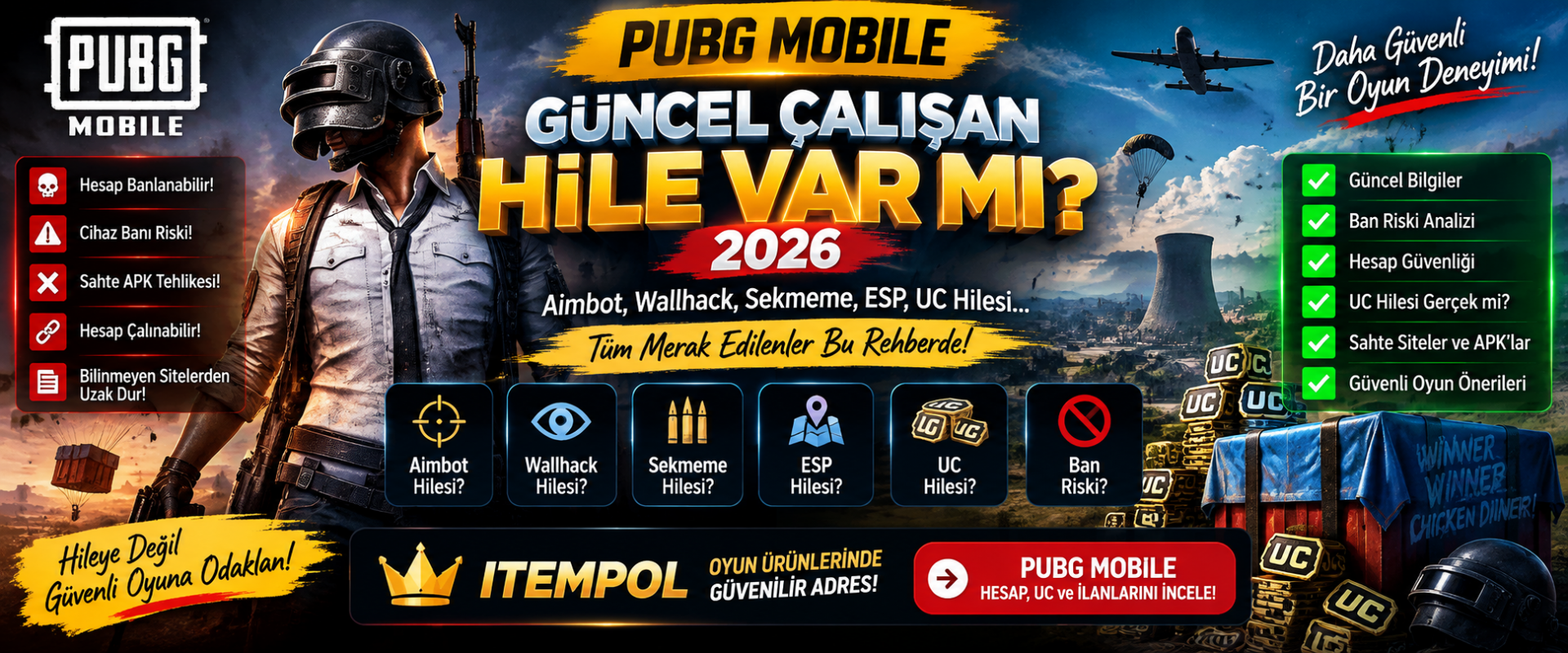 PUBG Mobile Hile, PUBG Mobile Güncel Hile, PUBG Mobile Hile 2026, PUBG Mobile APK