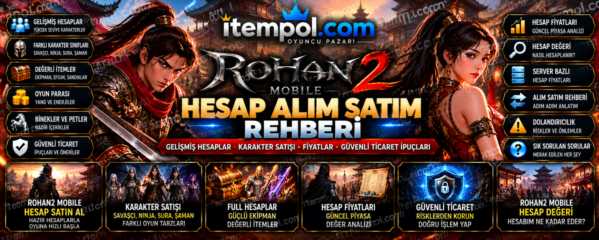 Rohan2 Mobile Hesap Alım Satım ve Hesap Fiyatları 2026