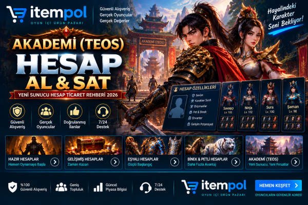 Akademi (Teos) Hesap Al Sat – Hesap ve Karakter Satışı 2026