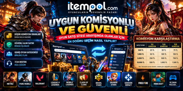 Düşük Komisyonlu ve Güvenli Oyun Satış Sitesi 2026