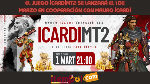 El juego icardiMt2 se lanzará el 1 de marzo en cooperación con Mauro icardi