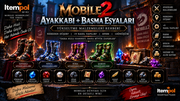 Mobile2 Ayakkabı + Basma Eşyaları