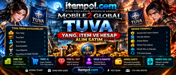 Mobile2 Tuva Yang Sat, Mobile2 Global Tuva, Tuva Yang, Tuva M, Tuva İtem, Tuva Hesap