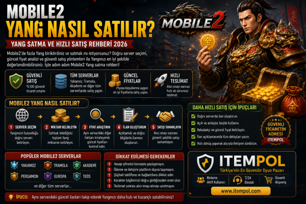 Mobile2 Yang Sat, Mobile2 Yang Satışı, Mobile2 Yang Nasıl Satılır, Mobile2 Yang Nerede Satılır, Mobile2 Yang Fiyatları, Mobile2 Yang İlanları, Mobile2 1M Yang, Mobile2 100M Yang, Mobile2 İtem Sat, Mob