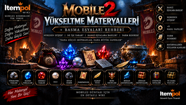Mobile2 Yükseltme Materyalleri