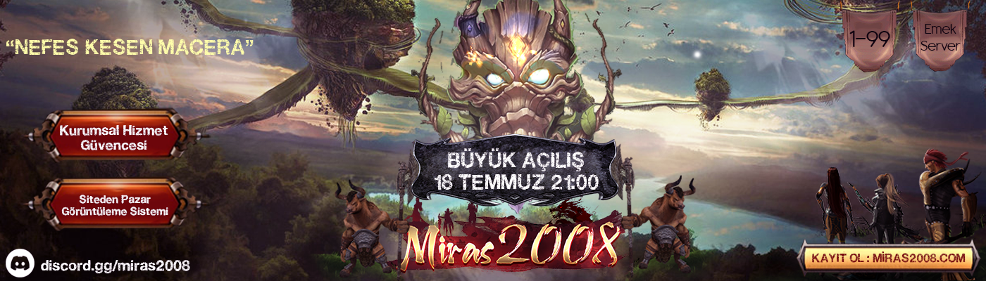 Miras 2008 18 Temmuz 21:00da Açılıyor