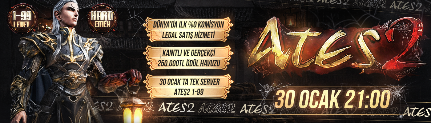 Ateş2 30 Ocak 2026 Cuma Günü Açılıyor.