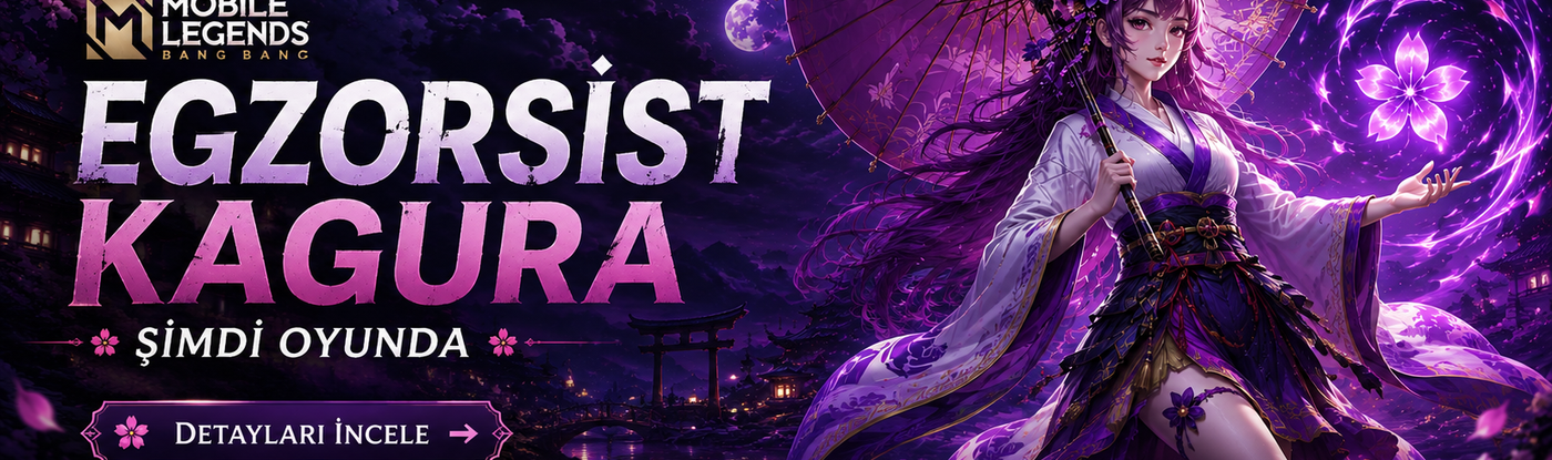 Mobile Legends Egzorsist Kagura Oyunda | MLBB Elmas Türkiye