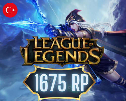 League Of Legends Riot Points 1675 Rp Satın Al