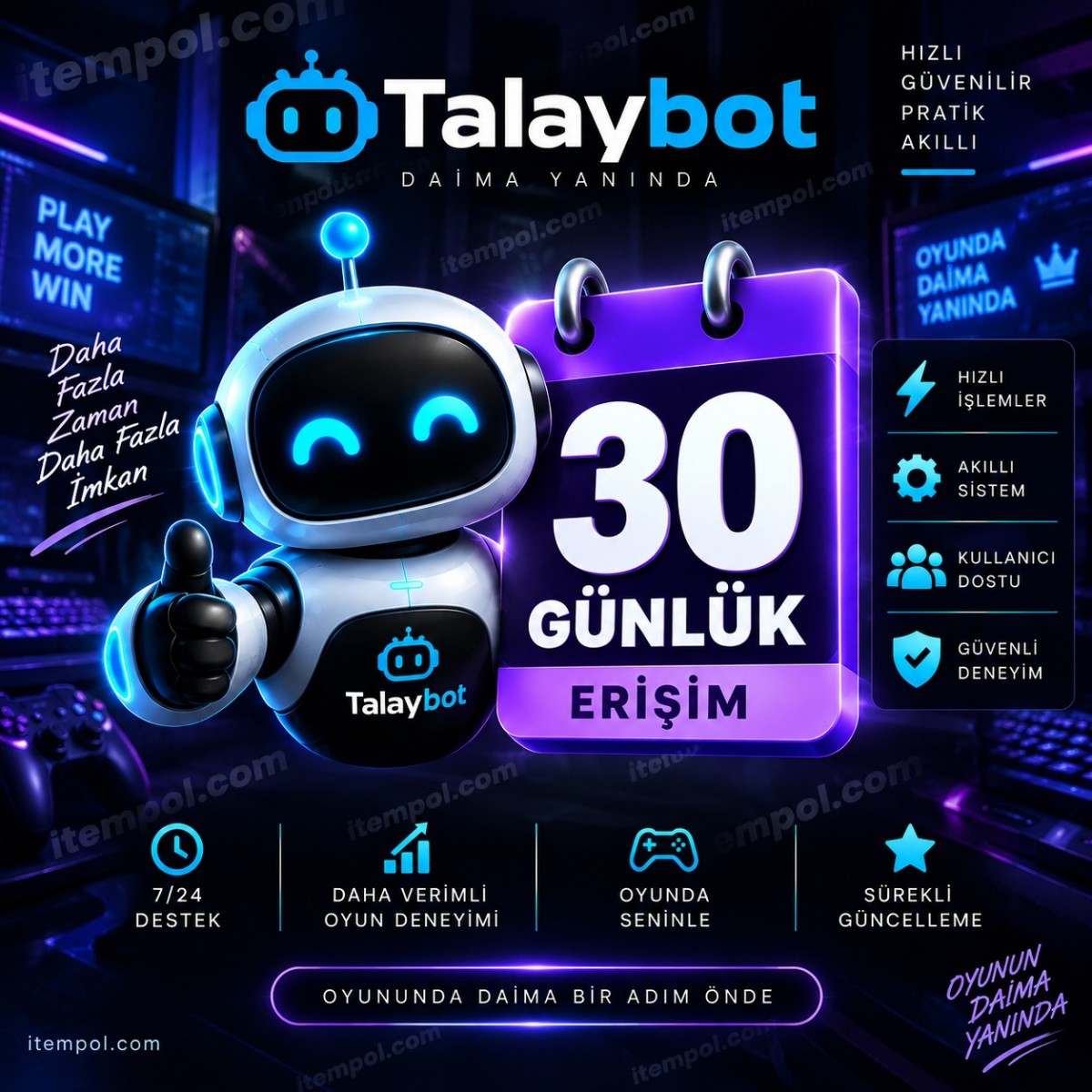 TalayBot E-pin 30 - Günlük
