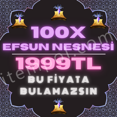 100 ADET EFSUN NESNESİ 1999TL AKTİFİM HEMEN TESLİM