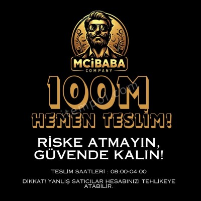100M SİPARİŞ VER 5 DK DA TESLİM
