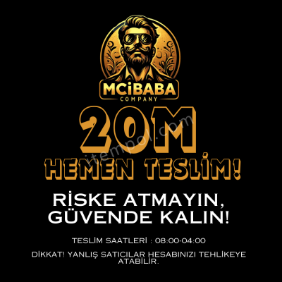 20M SİPARİŞ VER 5 DK DA TESLİM