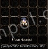 250 ADET EFSUN NESNESİ