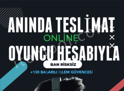 30m YANG ANINDA TESLİMAT +200 BAŞARILI İŞLEM