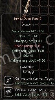 39 ORT - 8 GÜÇ - 9 KRİTİK +4 TAŞLI ELİT KDP