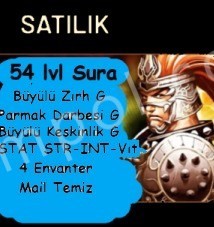 54 lvl sura İtemsiz