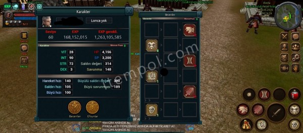 60 LVL BUYULU KESKİNLİK