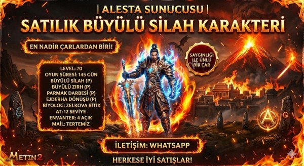 70 lwl büyülü silah sura ful pli