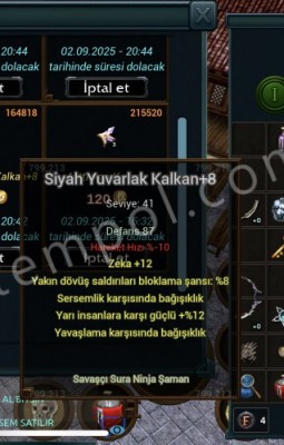 +8 Siyah Yuvarlak Kalkan Uygun Fiyata