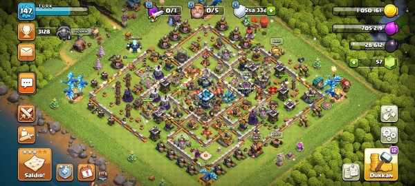Clash 147 lv 13 bb fule yakın
