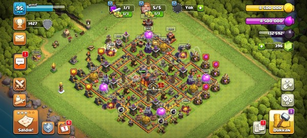 Clash of Clans hesabı 10. Belediye