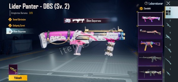 M416 5SV-11 Yükseltilebilir Mumya DESTANSI Hesap