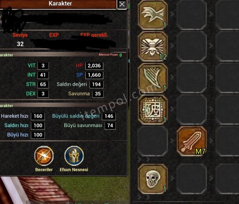 M7 KESKİNLİK BÜYÜLÜ SURA 32LVL