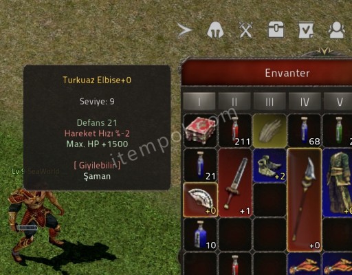 Pergomonda 1.5k hp li şaman elbisesi