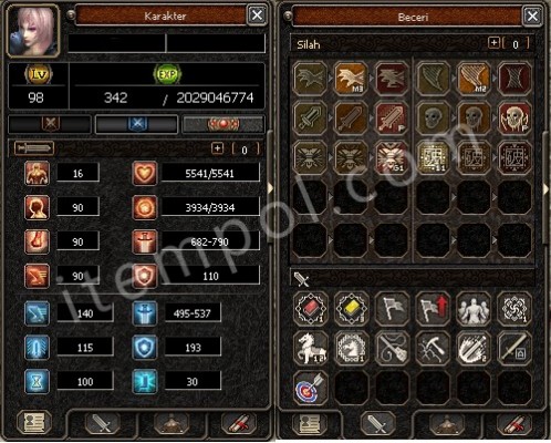 SMS GELDİĞİ AN TESLİM 114 LEVEL SİMYALI NİNJA - 98 LEVEL BOŞ SURA