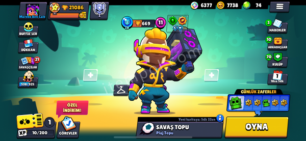 Tertemiz bs hesap 70 karakter 103 kostümlü 21k kupa